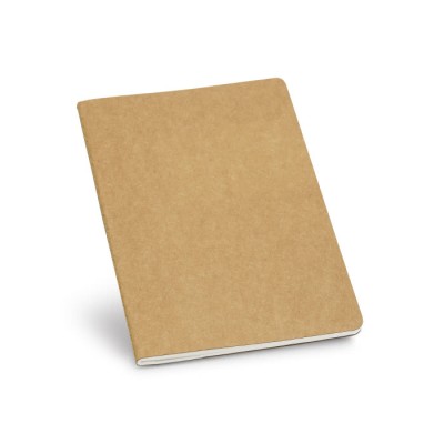 Quaderno di carta reciclata con scomparto interno  color avorio