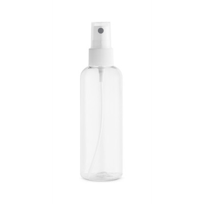 Contenitore spray personalizzabile con logo colore bianco