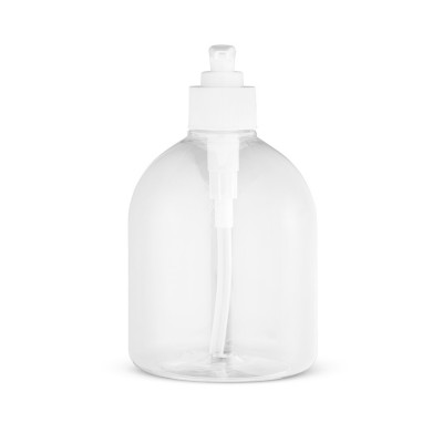Contenitore personalizzabile per sapone e gel colore bianco