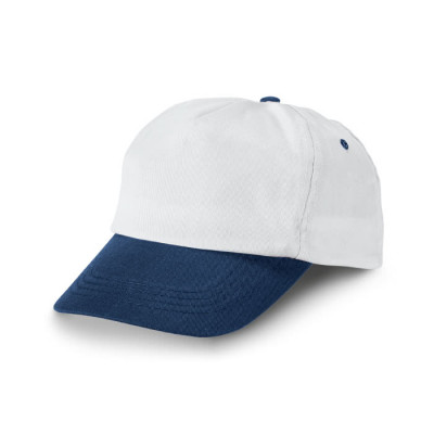 Cappello con visiera colorata  color blu