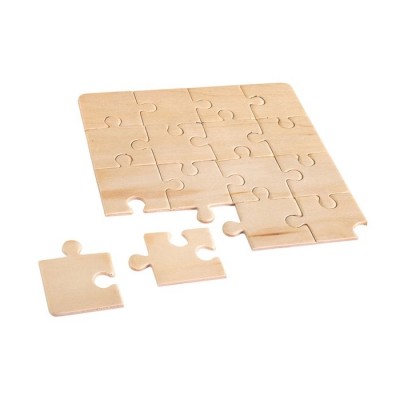 puzzle personalizzati in legno color legno