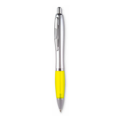 Penna bicolore da personalizzare colore giallo