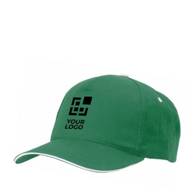 Cappelli personalizzati basso costo vista area di stampa