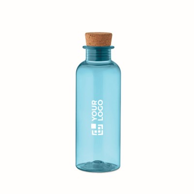 Bottiglietta Tritan Renew™ con tappo rotondo in sughero da 500 ml