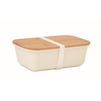 Lunch box promozionali con coperchio in bambú