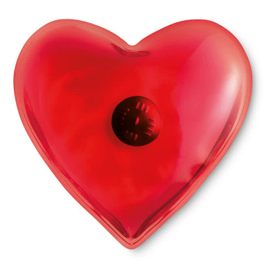 Borsa calda a forma di cuore colore rosso