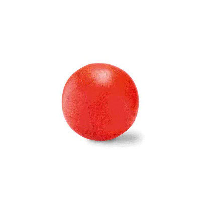 Pallone da spiaggia personalizzato con logo colore rosso
