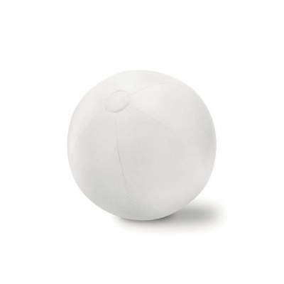 Pallone da spiaggia personalizzato con logo colore bianco per impresa