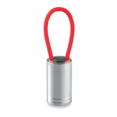 Lanterna minimalista da pubblicità colore rosso