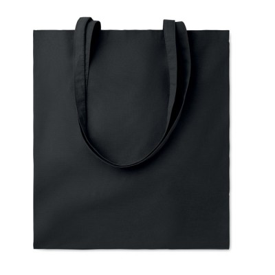 Shopper in cotone a colori di alta qualità (140gr) colore nero