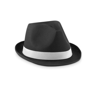 Cappello promozionale in poliestere colore nero