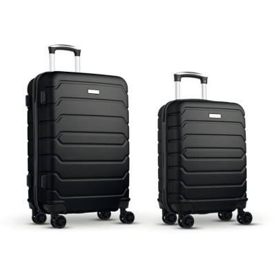 Set trolley valigie personalizzate color nero