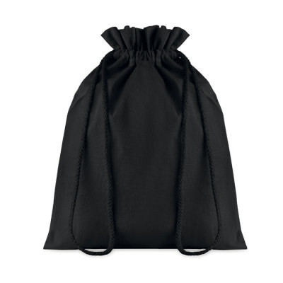 Sacchetti in stoffa personalizzati in nero color nero