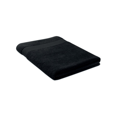 Asciugamani con logo personalizzato colore nero