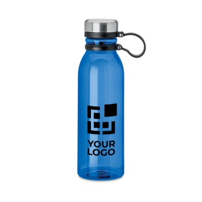 Borracce ecologiche personalizzate con logo in RPET color blu