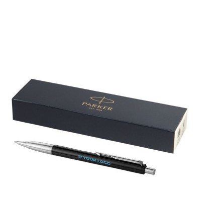 Penna elegante personalizzata con logo color nero seconda vista