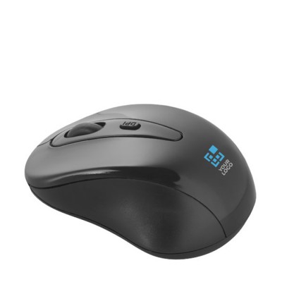 Mouse personalizzati con logo aziendale color nero