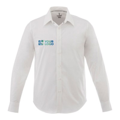 Camicie con logo aziendale colore bianco