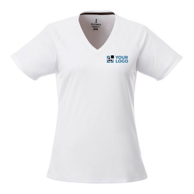 T-shirt cool-fit con logo da donna colore bianco
