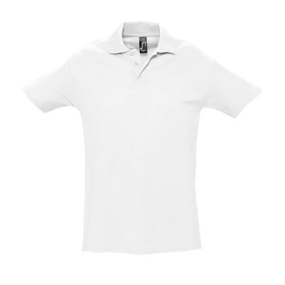 Maglietta polo con logo colore bianco