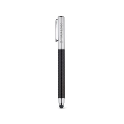 Penna in fibra di carbonio con punta touch color nero