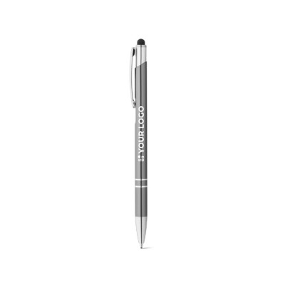 Penna touchscreen personalizzabile colore nero