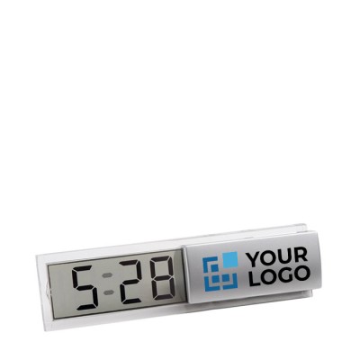 Orologio digitale da tavola con logo