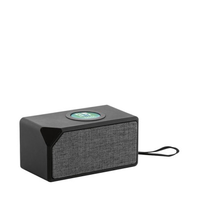 Speaker portatile con caricatore color nero