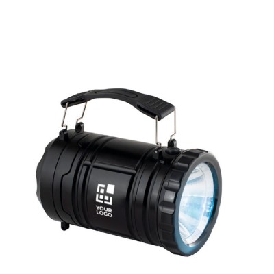Torcia con LED COB da 200 lm e LED da 1W che diventa una lanterna