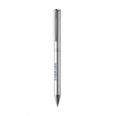 Penna elegante in alluminio riciclato con inchiostro blu Dokumental®