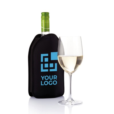 Custodia termica con logo personalizzato per vino