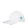Cappellini trucker con logo vista area di stampa