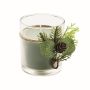 Scatolina con una candela verde da personalizzare color verde prima vista