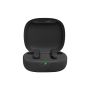 Cuffiette bluetooth e custodia personalizzata color nero