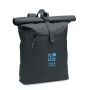 Zaini rolltop personalizzati in poliestere 600D RPET vista area di stampa