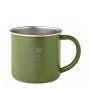 Tazza in acciaio inox riciclato con bordo e interno argentato da 300ml