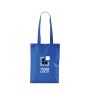 Shopper promozionale per la spesa con manici lunghi in tnt 70 g/m² color blu reale