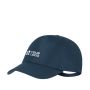 Cappellino in poliestere RPET regolabile con fibbia metallica UV50