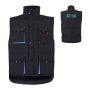 Gilet da lavoro unisex multitasche in poliestere 120 g/m2 Velilla 