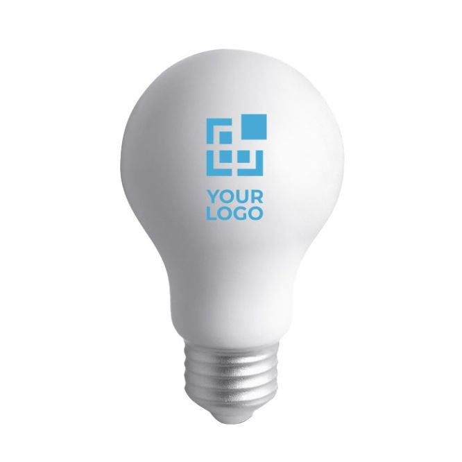Regalo antistress a forma di lampadina colore bianco
