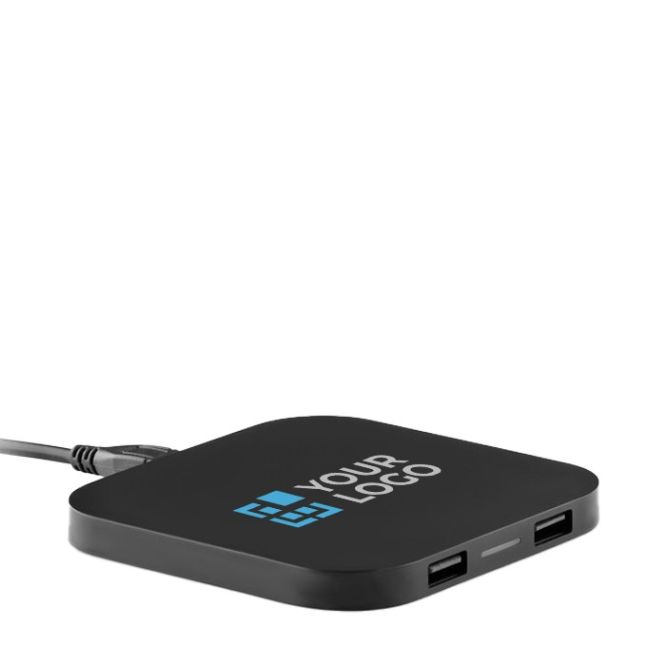 Caricatore wireless di design per cellulari colore nero