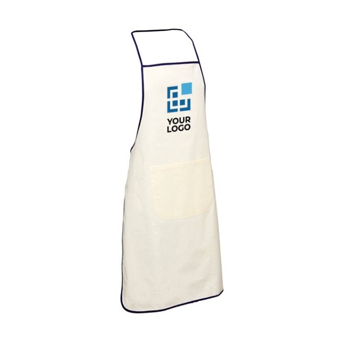 Grembiule da cucina personalizzato con tasca vista area di stampa