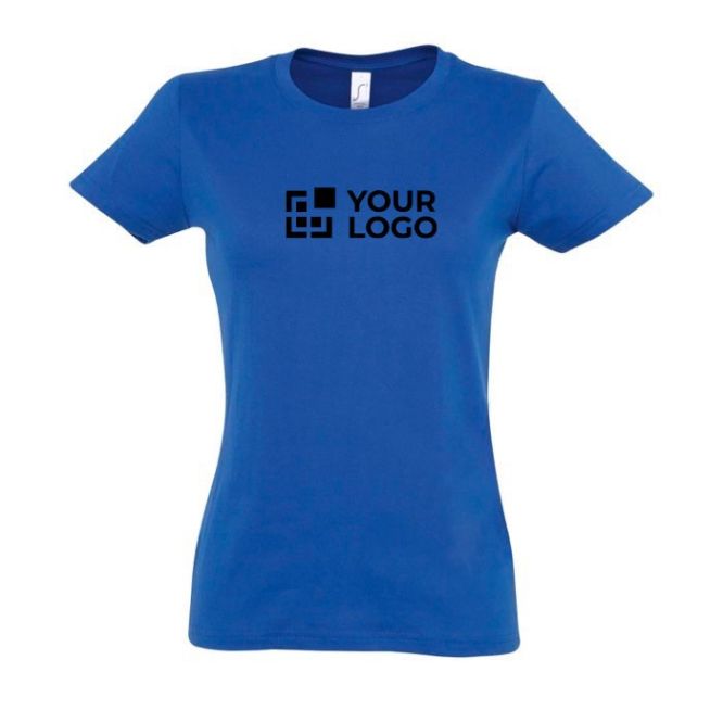 T shirt stampate online da 190 g/m² vista area di stampa