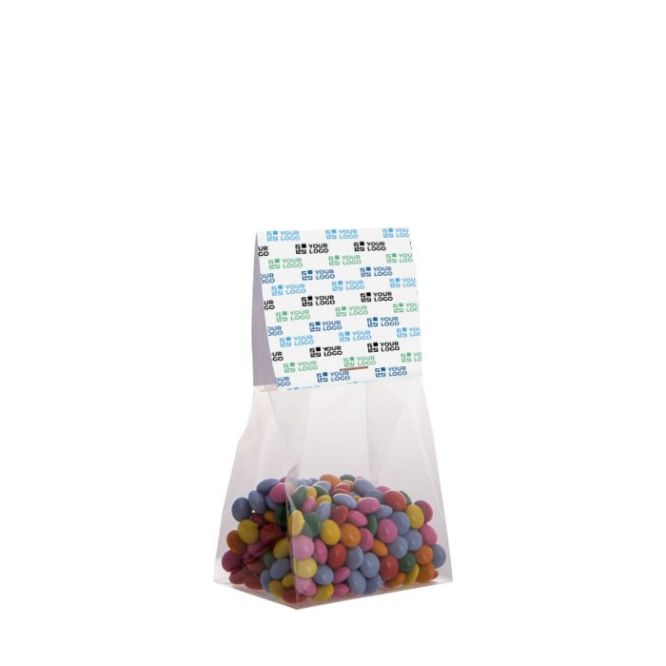 Cioccolatini colorati in sacchettino trasparente da 50g