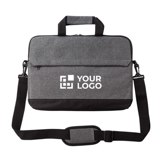 Borsa cartella in poliestere 600D con tasca per portatile da 15