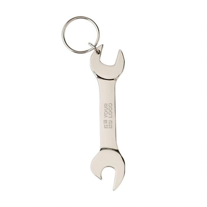 Portachiavi A Forma Di Chiave Inglese Regolabile In Acciaio Inox - Promotech