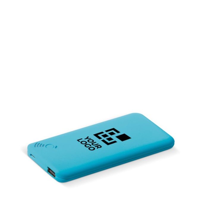 Powerbank wireless da 4.000mAh con finitura gommata e ventose