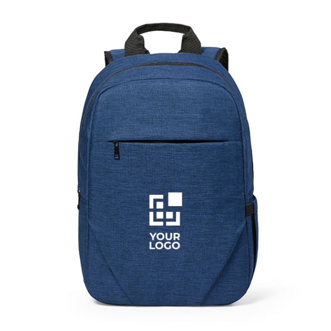 Zaino da 18l in rPET 300D con tasca frontale con zip e tasca laterale