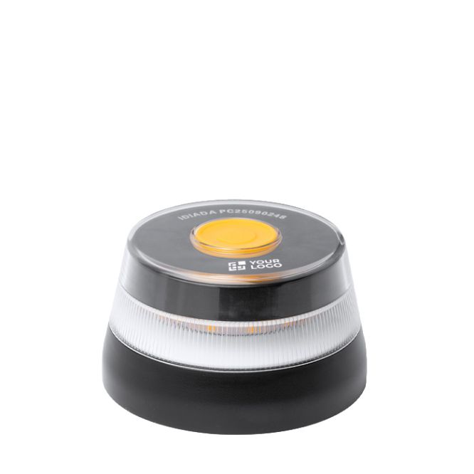 Segnalatore V16 omologato con geolocalizzazione e base magnetica, luce LED 1 km