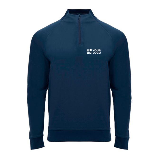 Felpa in poliestere con mezza zip 200 g/m2 Roly Direct Epiro 